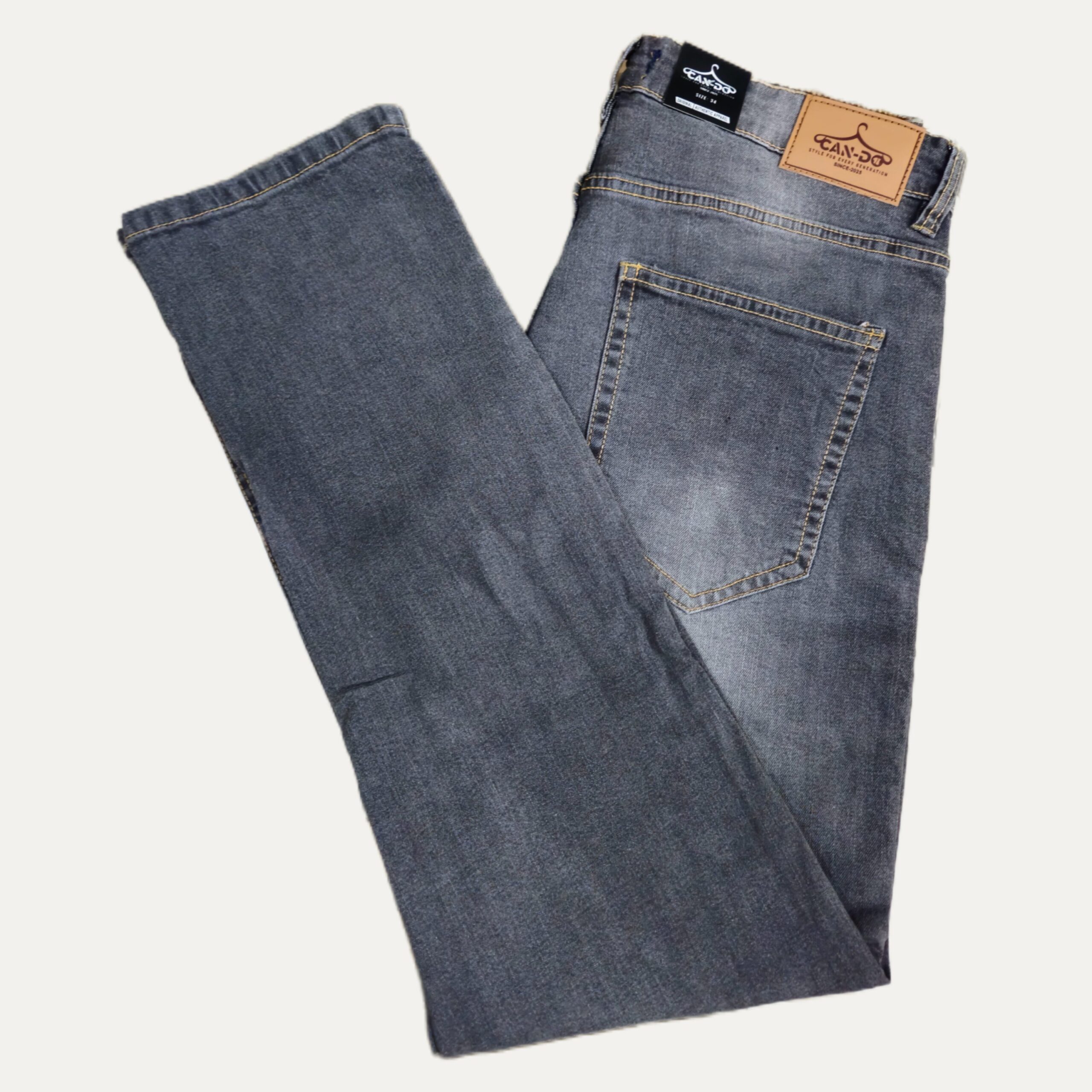 Classic Gray Dinim Pant - Image 3