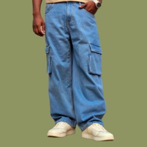 Ligh Denim Baggy -6 Poket