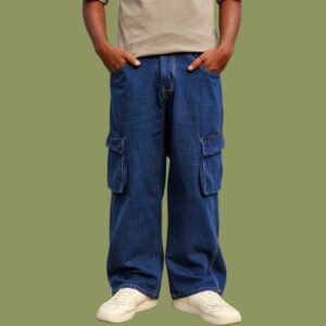 Dark Blue Denim Baggy - 6 Pockets
