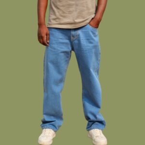 Light Blue Baggy 4 Pockets