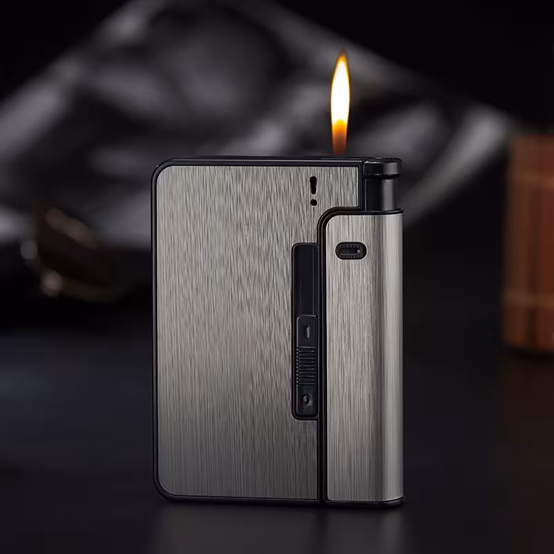 customized laser engraved automatic cigarette case portable dustproof metal design customized laser engraved automatic cigarette case portable dustproof metal design