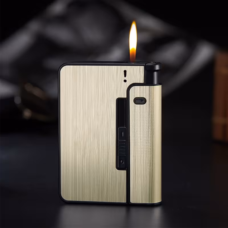 customized laser engraved automatic cigarette case portable dustproof metal design customized laser engraved automatic cigarette case portable dustproof metal design